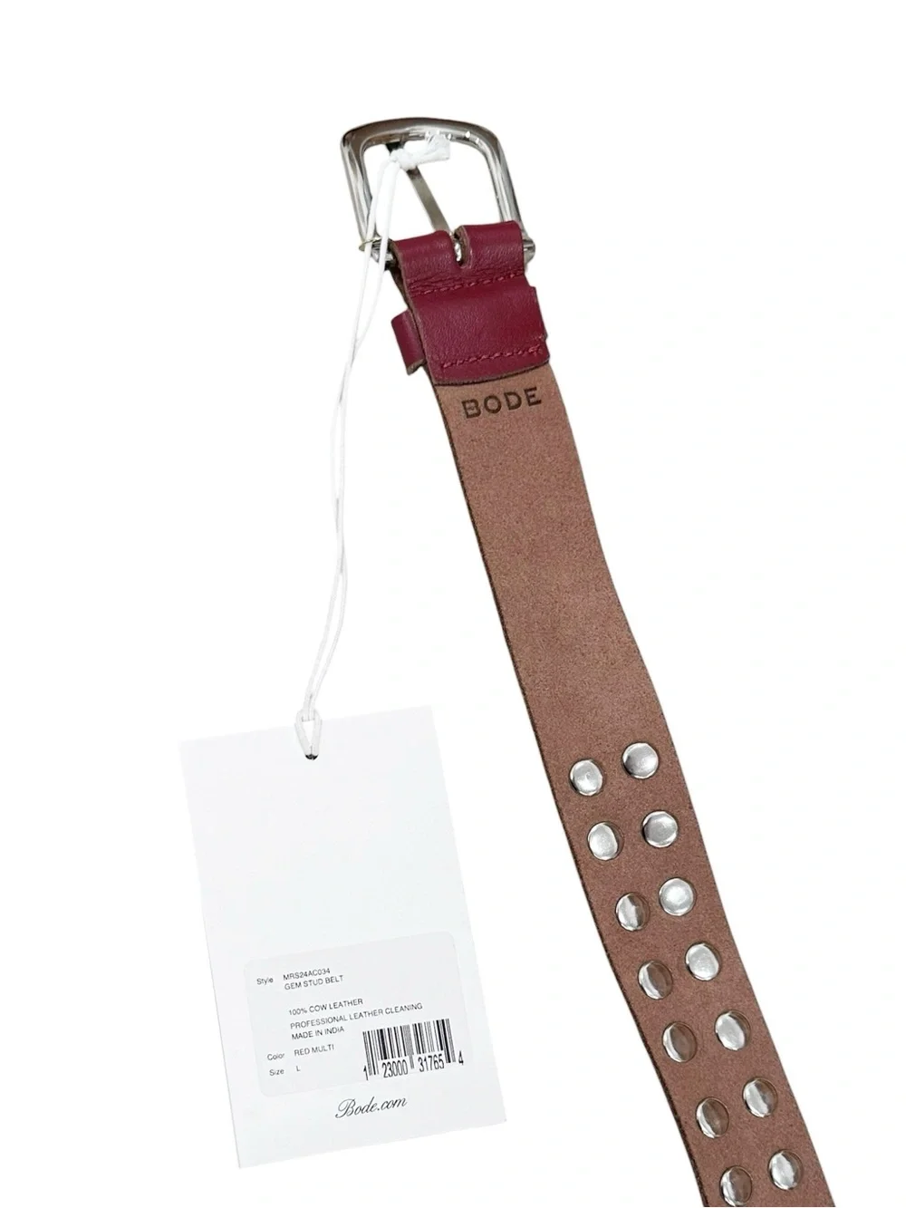 NWT RARE BODE Gem Stud Belt